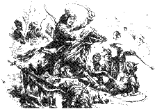 Сцена из битвы русскихъ с татарами